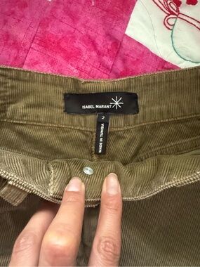 Isabel Marant Corduroy shorts in Light Brown